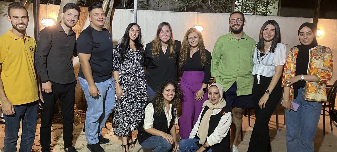 The team behind the WeRise app, a HeForShe project, in Jordan. Photo: HeForShe Arabic