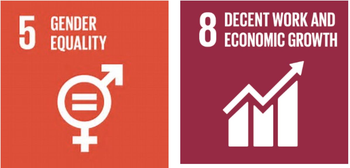 SDG 5 and SDG 8