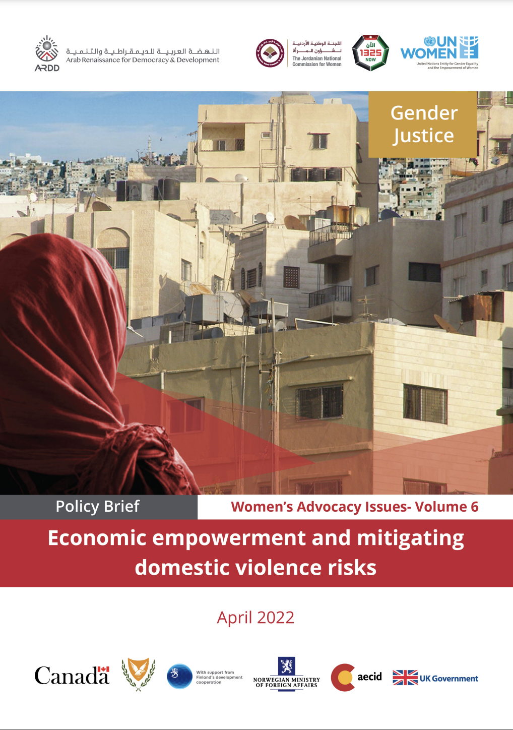 Economic empowerment and mitigating domestic violence risks Policy Brief 6_Cover