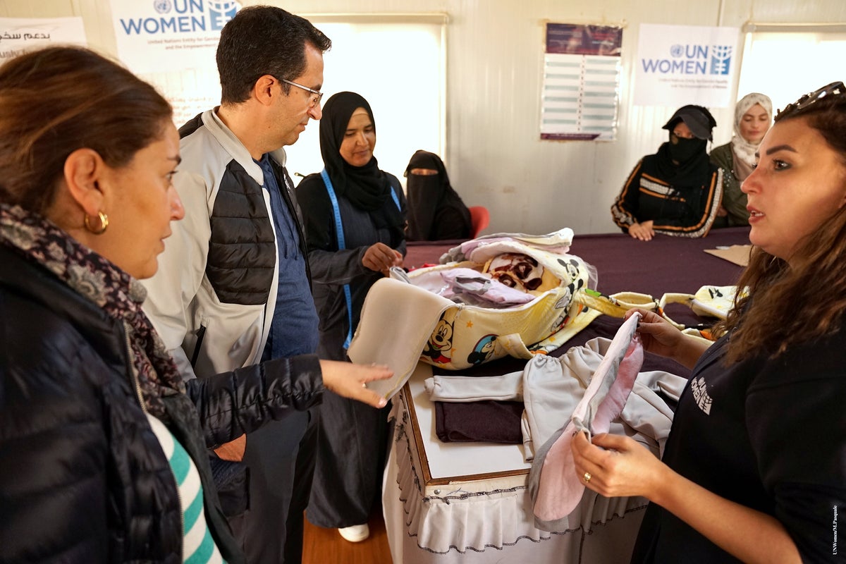 Nokia Visits UN Women's Oasis Centre in Azraq Camp