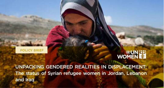 UNPACKING GENDERED REALITIES IN DISPLACEMENT: The status of Syrian refugee women in Jordan, Lebanon and Iraq