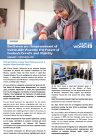 In Brief | Resilience and Empowerment of Vulnerable Women: The Future of Jordan’s Growth and Stability | January – December 2022