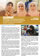 In Brief | Resilience and Empowerment of Vulnerable Women: The Future of Jordan’s Growth and Stability | October – December 2023
