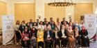 Representatives of the Ministry of Education (MoE) and the National Center for Curriculum Development (NCCD) convene for a group photo during the capacity building workshop led in partnership with UN Women and the Jordanian National Commission for Women (
