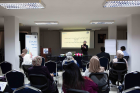 Representatives from various departments within the Departments of Statistics (DOS) participate in the introductory workshop on Institutional Capacity Development. Photo: UN Women/ Majd Abu Zaghlan