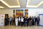 Mr. Ziad Sheikh, UN Women Jordan Representative, H.E. Dr. Barq Al-Dmour, Secretary General of the Ministry of Social Development, Dr. Emilio Cabasino, Director of AICS, and participants at the closing event of the project “Institutional Capacity Developme