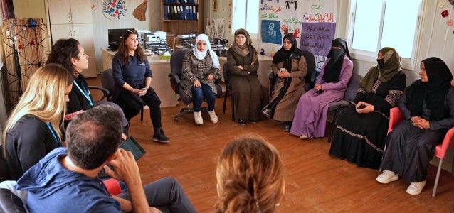 Nokia Visits UN Women's Oasis Centre in Azraq Camp